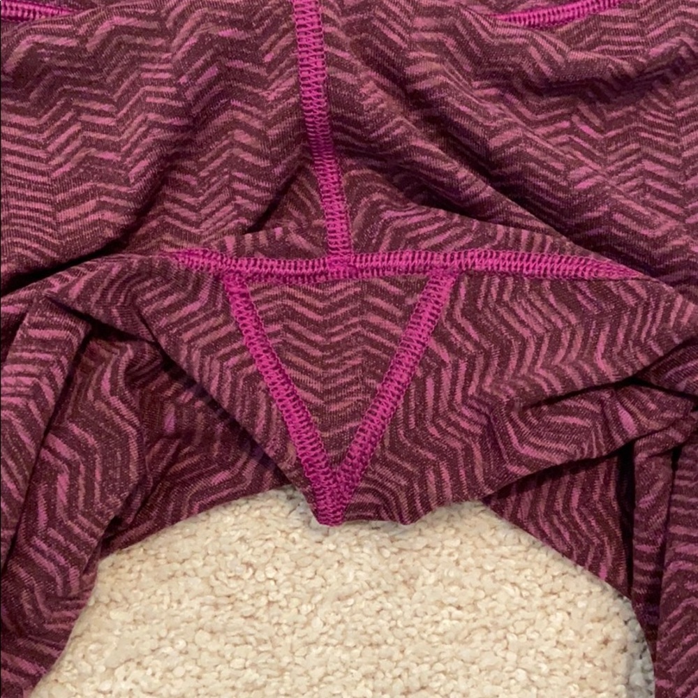 Lululemon Transcend Crop In Red Grape - image 6